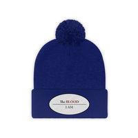 I AM UNDER THE BLOOD  -  Unisex Pom Pom Beanie