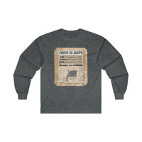 JESUS IS ALIVE  -  Men's Classic Fit Long Sleeve