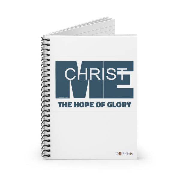 CHRIST IN ME  -  Spiral Notebook Ruled Line