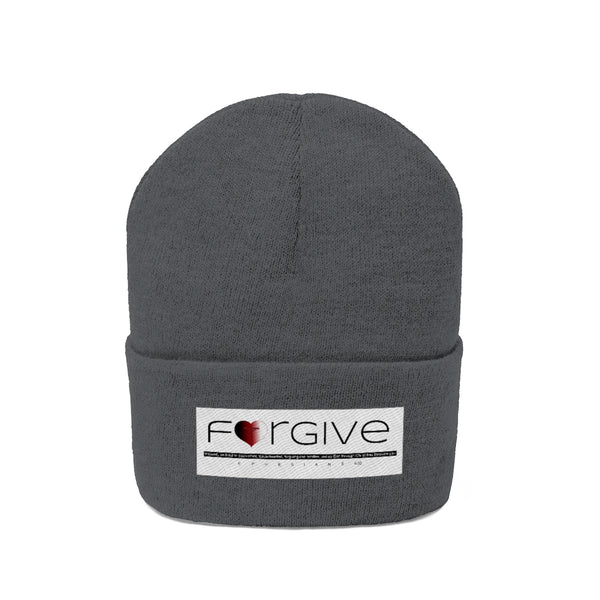 FORGIVE  -  Unisex Knit Beanie