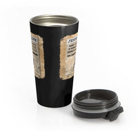 JESUS IS ALIVE  -  Stainless Locking Lid Travel Mug 15oz