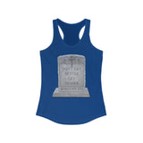 DON'T GET BETTER GET DEADER   -  Women's Slim Fit Racerback Tank