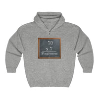 70 X 7  -  Unisex Classic Blend Full Zip Hoodie