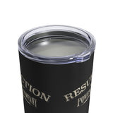 RESURRECTION POWER COMPANY  -  Stainless Black Graphic Tumbler 10oz