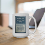 REPENTANCE -  White 2-Sided Graphic Mug 15oz