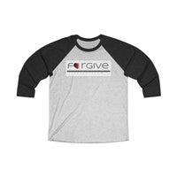 FORGIVE  -  Unisex Loose Fit 3/4 Baseball Tee