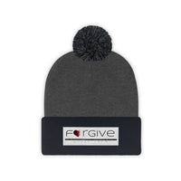 FORGIVE  -  Unisex Pom Pom Beanie