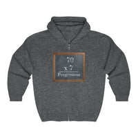 70 X 7  -  Unisex Classic Blend Full Zip Hoodie