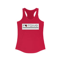 FORGIVE  -  Women's Slim Fit Racerback Tank