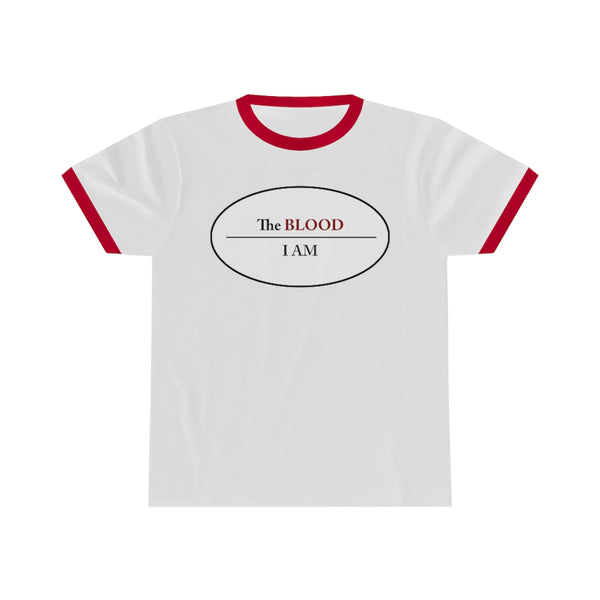 I AM UNDER THE BLOOD  -  Unisex Classic Cool Ringer Tee