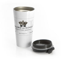 GLORY OF KINGS  -  Stainless Locking Lid Travel Mug 15oz