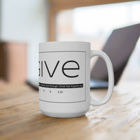 FORGIVE  -  White 2-Sided Graphic Mug 15oz