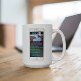 GOD'S 6  -  2 Sided Graphic 15oz White Mug