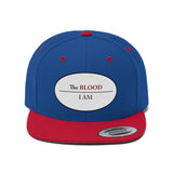 I AM UNDER THE BLOOD  -  Unisex Flat Bill Hat