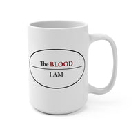 I AM UNDER THE BLOOD  -  2 Sided Graphic 15 OZ White Mug