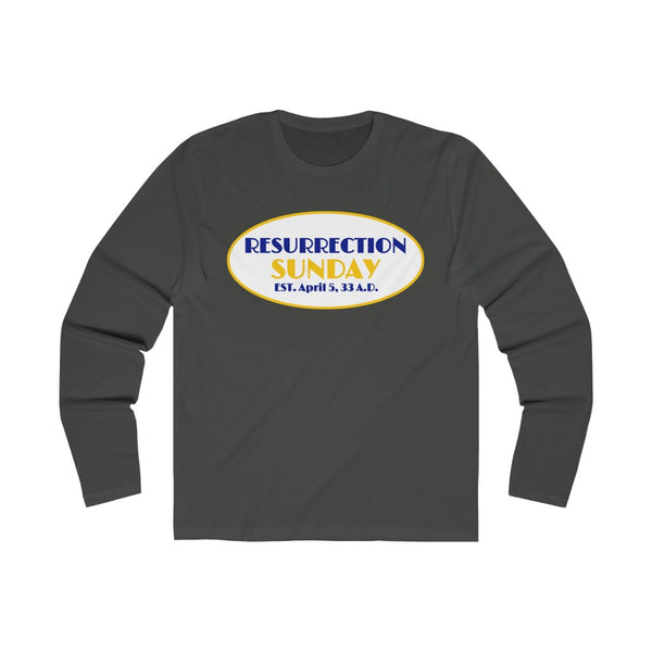 RESURRECTION SUNDAY -  Men's Slim Fit Long Sleeve