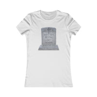 DON'T GET BETTER GET DEADER   -  Women's Slim Fit Long Body Tee