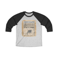 JESUS IS ALIVE  -  Unisex Loose Fit 3/4 Baseball Tee