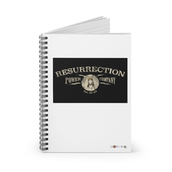 RESURRECTION POWER COMPANY  -  Spiral Notebook Ruled Line