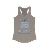 DON'T GET BETTER GET DEADER   -  Women's Slim Fit Racerback Tank