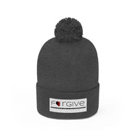 FORGIVE  -  Unisex Pom Pom Beanie