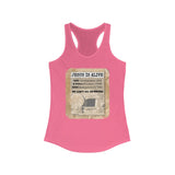 JESUS IS ALIVE -  Women's Slim Fit Racerback Tank