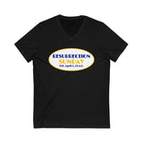 RESURRECTION SUNDAY  -  Unisex Close Fit V-Neck Tee