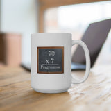 70 X 7  -  White 2-Sided Graphic Mug 15oz