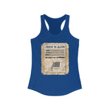 JESUS IS ALIVE -  Women's Slim Fit Racerback Tank