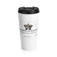 GLORY OF KINGS  -  Stainless Locking Lid Travel Mug 15oz